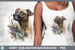 GorgeousDogs 05 Lavender and Eucalyptus Shirt design.