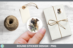 GorgeousDogs 05 Lavender and Eucalyptus Stickers design.