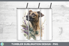 GorgeousDogs 05 Lavender and Eucalyptus Tumbler design.