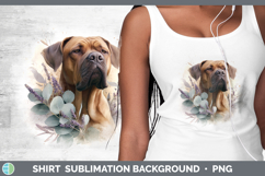 GorgeousDogs 05 Lavender and Eucalyptus Shirt design.