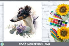 GorgeousDogs 05 Lavender and Eucalyptus Paper Backgrounds design.