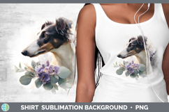 GorgeousDogs 05 Lavender and Eucalyptus Shirt design.