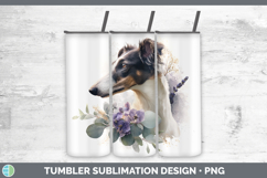 GorgeousDogs 05 Lavender and Eucalyptus Tumbler design.