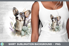 GorgeousDogs 05 Lavender and Eucalyptus Shirt design.