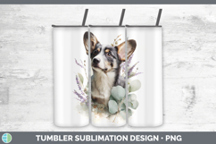 GorgeousDogs 05 Lavender and Eucalyptus Tumbler design.
