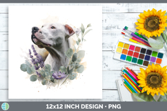 GorgeousDogs 05 Lavender and Eucalyptus Paper Backgrounds design.