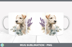 GorgeousDogs 05 Lavender and Eucalyptus Mug Wrap design.