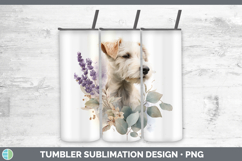 GorgeousDogs 05 Lavender and Eucalyptus Tumbler design.