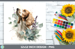 GorgeousDogs 05 Lavender and Eucalyptus Paper Backgrounds design.