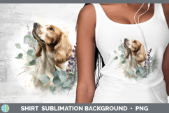 GorgeousDogs 05 Lavender and Eucalyptus Shirt design.