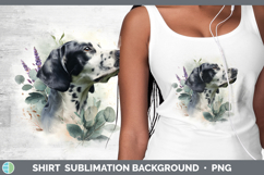 GorgeousDogs 05 Lavender and Eucalyptus Shirt design.