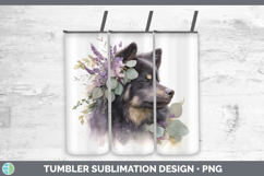 GorgeousDogs 05 Lavender and Eucalyptus Tumbler design.