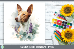 GorgeousDogs 05 Lavender and Eucalyptus Paper Backgrounds design.