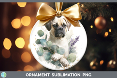 GorgeousDogs 05 Lavender and Eucalyptus Ornament design.