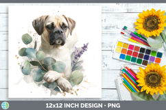 GorgeousDogs 05 Lavender and Eucalyptus Paper Backgrounds design.