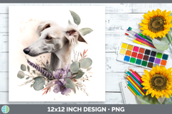 GorgeousDogs 05 Lavender and Eucalyptus Paper Backgrounds design.