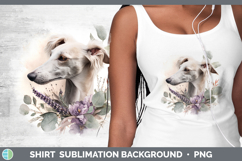 GorgeousDogs 05 Lavender and Eucalyptus Shirt design.