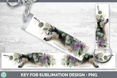 GorgeousDogs 05 Lavender and Eucalyptus Key Fob design.
