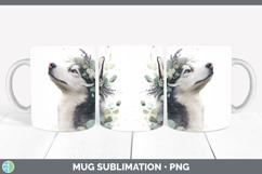 GorgeousDogs 05 Lavender and Eucalyptus Mug Wrap design.