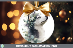 GorgeousDogs 05 Lavender and Eucalyptus Ornament design.