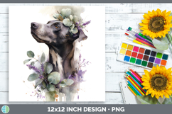 GorgeousDogs 05 Lavender and Eucalyptus Paper Backgrounds design.