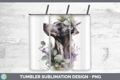 GorgeousDogs 05 Lavender and Eucalyptus Tumbler design.