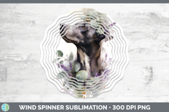 GorgeousDogs 05 Lavender and Eucalyptus Wind Spinner design.