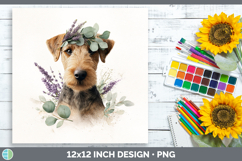 GorgeousDogs 05 Lavender and Eucalyptus Paper Backgrounds design.