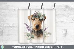 GorgeousDogs 05 Lavender and Eucalyptus Tumbler design.