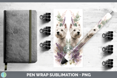 GorgeousDogs 05 Lavender and Eucalyptus Pen Wrap design.