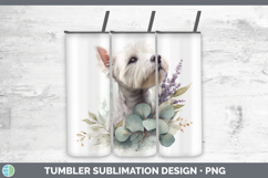 GorgeousDogs 05 Lavender and Eucalyptus Tumbler design.