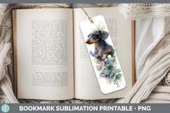 GorgeousDogs 05 Lavender and Eucalyptus Bookmark design.