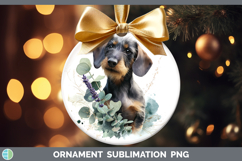 GorgeousDogs 05 Lavender and Eucalyptus Ornament design.