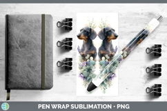 GorgeousDogs 05 Lavender and Eucalyptus Pen Wrap design.