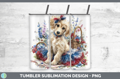 GorgeousDogs 05 Patriotic Tumbler design.