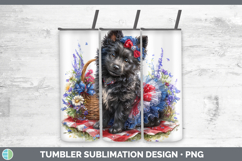 GorgeousDogs 05 Patriotic Tumbler design.