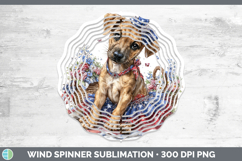 GorgeousDogs 05 Patriotic Wind Spinner design.