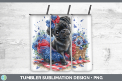 GorgeousDogs 05 Patriotic Tumbler design.