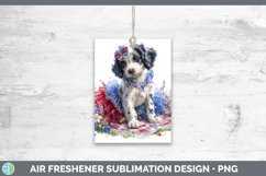 GorgeousDogs 05 Patriotic Air Freshener design.