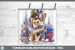 GorgeousDogs 05 Patriotic Tumbler design.