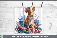 GorgeousDogs 05 Patriotic Tumbler design.