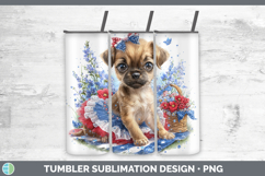 GorgeousDogs 05 Patriotic Tumbler design.