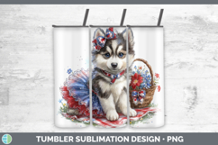 GorgeousDogs 05 Patriotic Tumbler design.