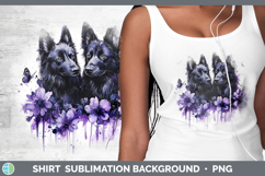 GorgeousDogs 05 Purple Drips Shirt design.
