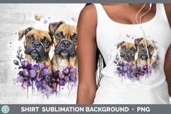 GorgeousDogs 05 Purple Drips Shirt design.