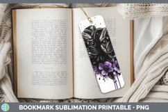GorgeousDogs 05 Purple Drips Bookmark design.