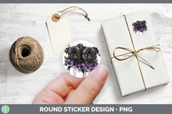 GorgeousDogs 05 Purple Drips Stickers design.