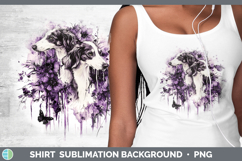 GorgeousDogs 05 Purple Drips Shirt design.
