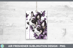 GorgeousDogs 05 Purple Drips Air Freshener design.
