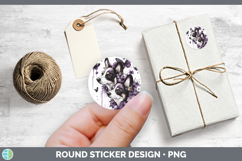 GorgeousDogs 05 Purple Drips Stickers design.